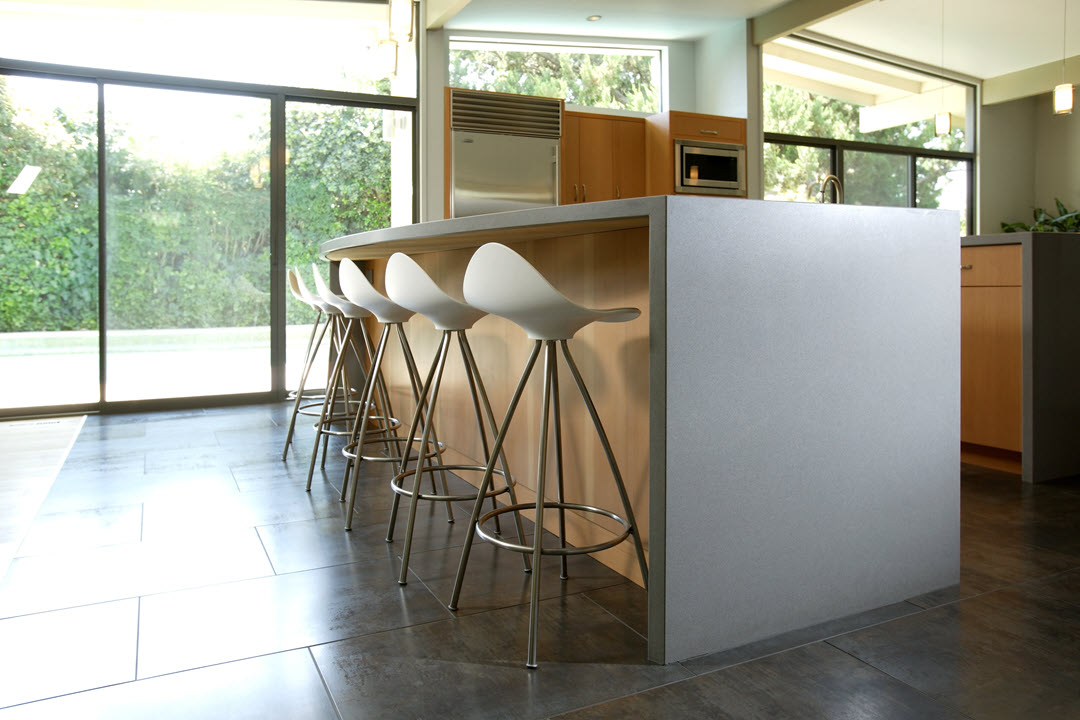 Waterfall Kitchen Island - A lovely addition to any kitchen.