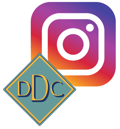 Instagram and Delmarva Design Center Logo